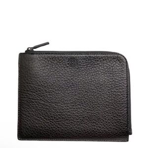 Dagne Dover black & cream leather clutch bag - onyx & bone